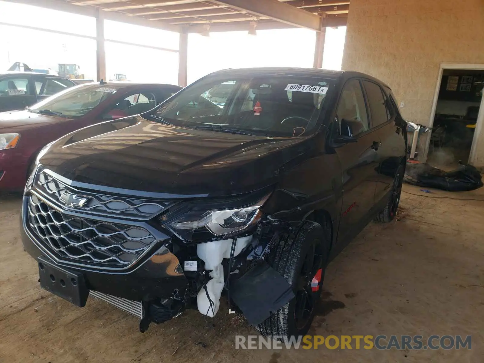 2 Photograph of a damaged car 2GNAXVEXXK6158141 CHEVROLET EQUINOX 2019
