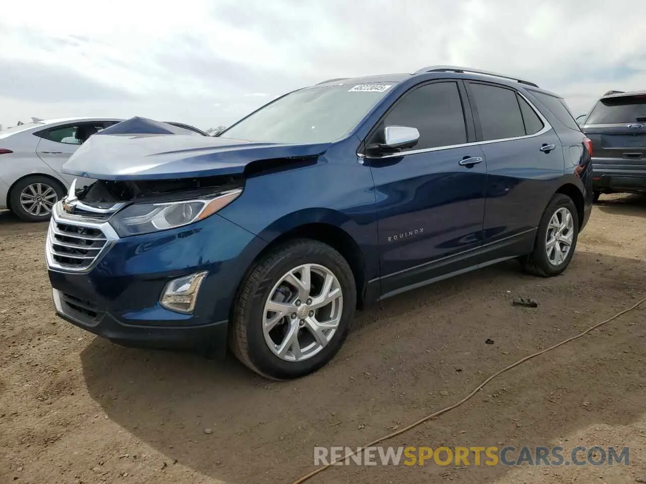 1 Photograph of a damaged car 2GNAXXEV0K6196729 CHEVROLET EQUINOX 2019