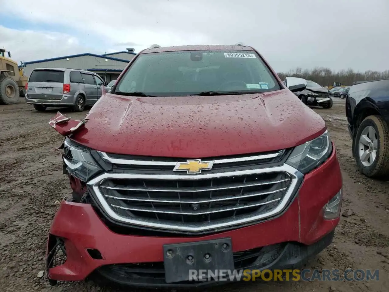 5 Photograph of a damaged car 2GNAXXEV3K6161652 CHEVROLET EQUINOX 2019