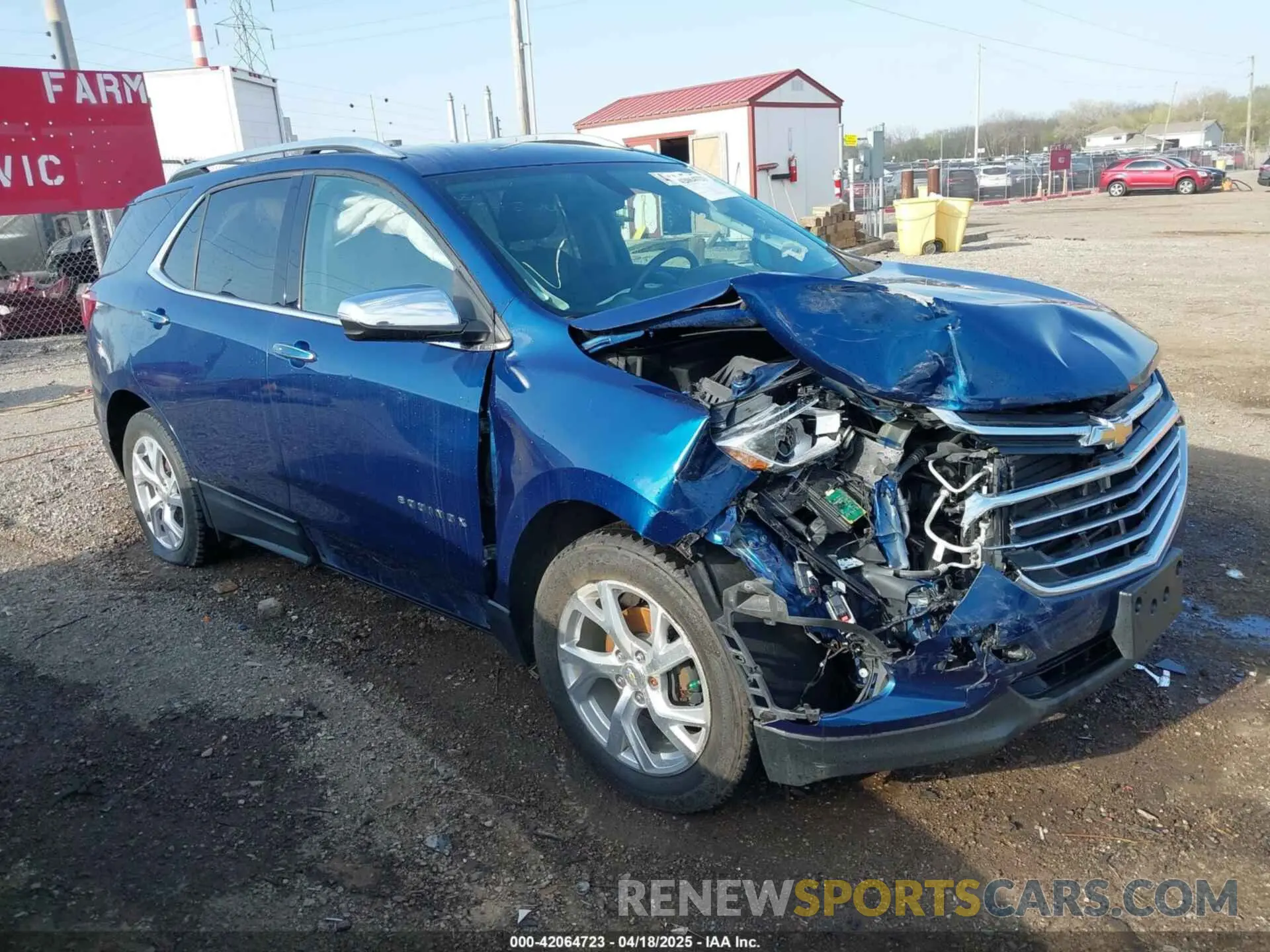 1 Photograph of a damaged car 2GNAXXEV8K6274206 CHEVROLET EQUINOX 2019