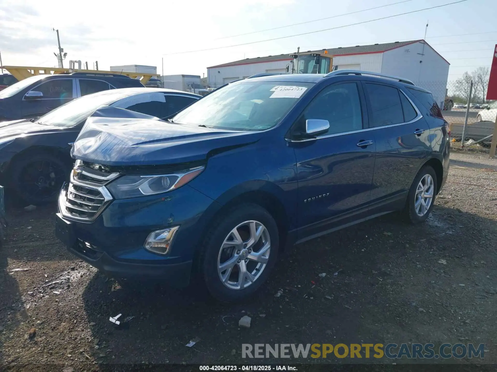 2 Photograph of a damaged car 2GNAXXEV8K6274206 CHEVROLET EQUINOX 2019