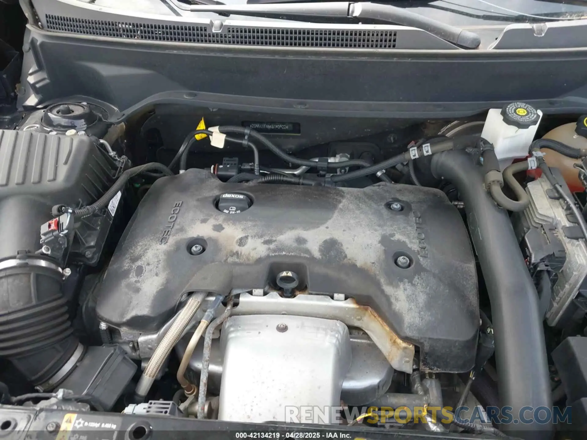 10 Photograph of a damaged car 2GNAXYEX5K6143922 CHEVROLET EQUINOX 2019