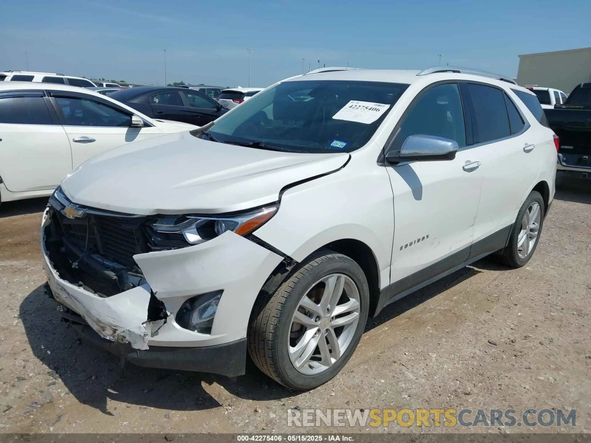 2 Photograph of a damaged car 2GNAXYEX7K6217275 CHEVROLET EQUINOX 2019
