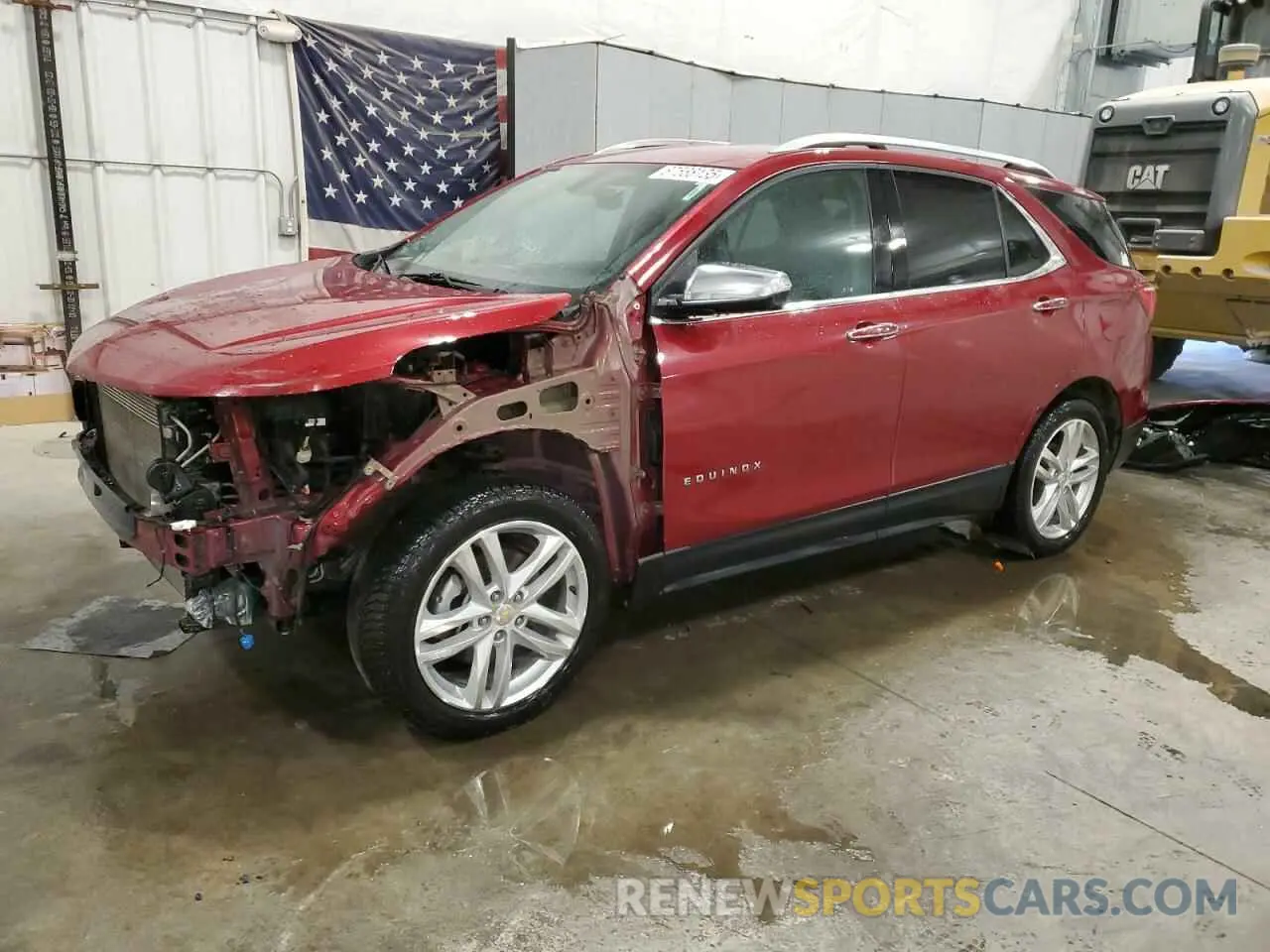 1 Photograph of a damaged car 2GNAXYEX7K6260739 CHEVROLET EQUINOX 2019