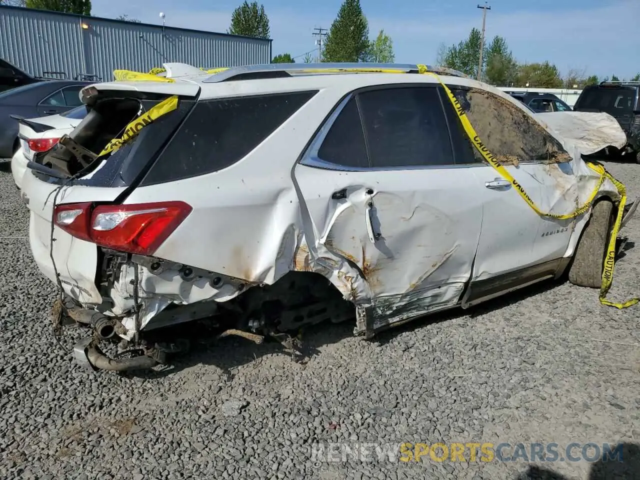 3 Photograph of a damaged car 2GNAXYEX8K6293880 CHEVROLET EQUINOX 2019