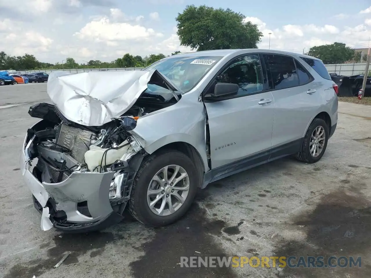 1 Photograph of a damaged car 3GNAXHEV0KS551213 CHEVROLET EQUINOX 2019