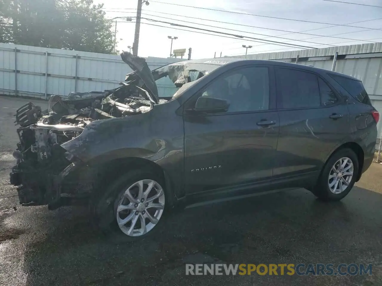 1 Photograph of a damaged car 3GNAXHEV0KS592456 CHEVROLET EQUINOX 2019