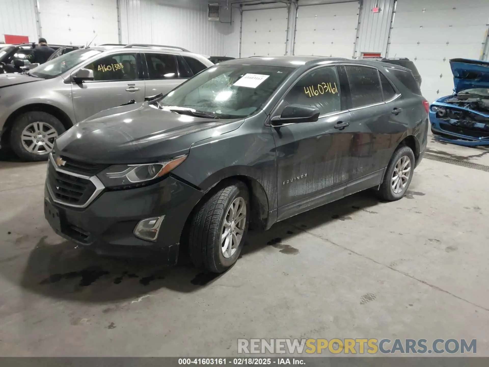 2 Photograph of a damaged car 3GNAXHEV0KS634690 CHEVROLET EQUINOX 2019