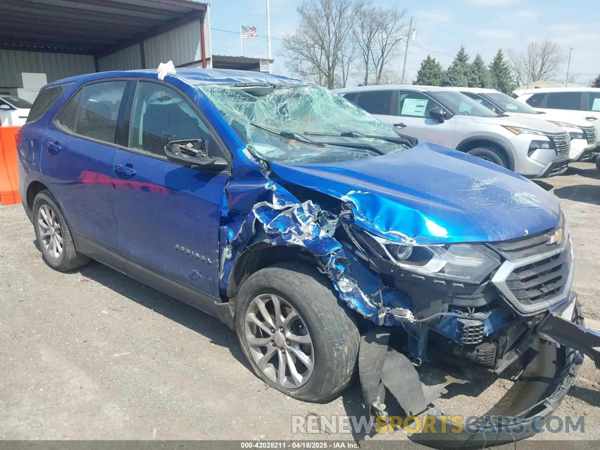 1 Photograph of a damaged car 3GNAXHEV1KS554590 CHEVROLET EQUINOX 2019
