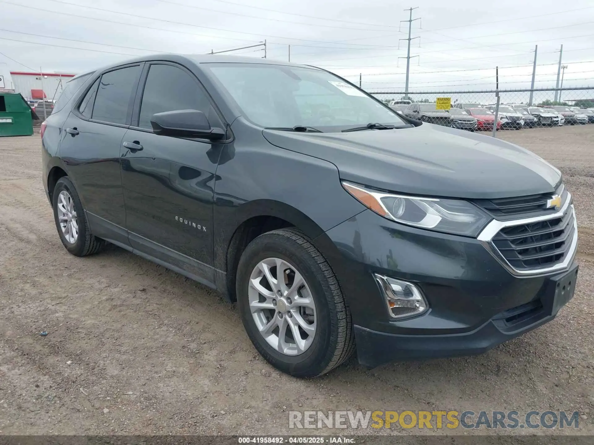 1 Photograph of a damaged car 3GNAXHEV1KS630874 CHEVROLET EQUINOX 2019
