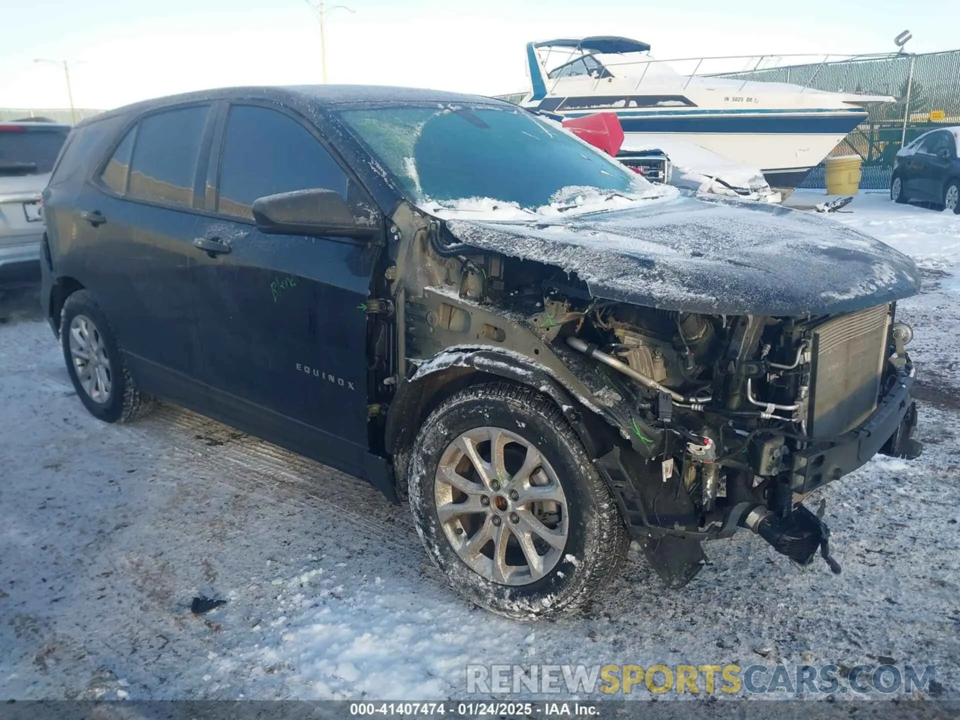 1 Photograph of a damaged car 3GNAXHEV2KL223849 CHEVROLET EQUINOX 2019