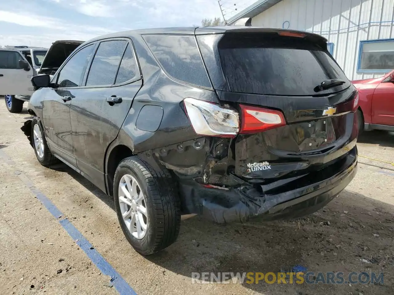 2 Photograph of a damaged car 3GNAXHEV2KL296025 CHEVROLET EQUINOX 2019