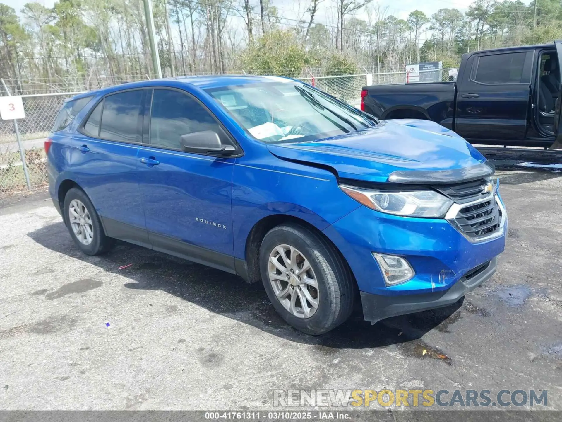 1 Photograph of a damaged car 3GNAXHEV2KS521825 CHEVROLET EQUINOX 2019