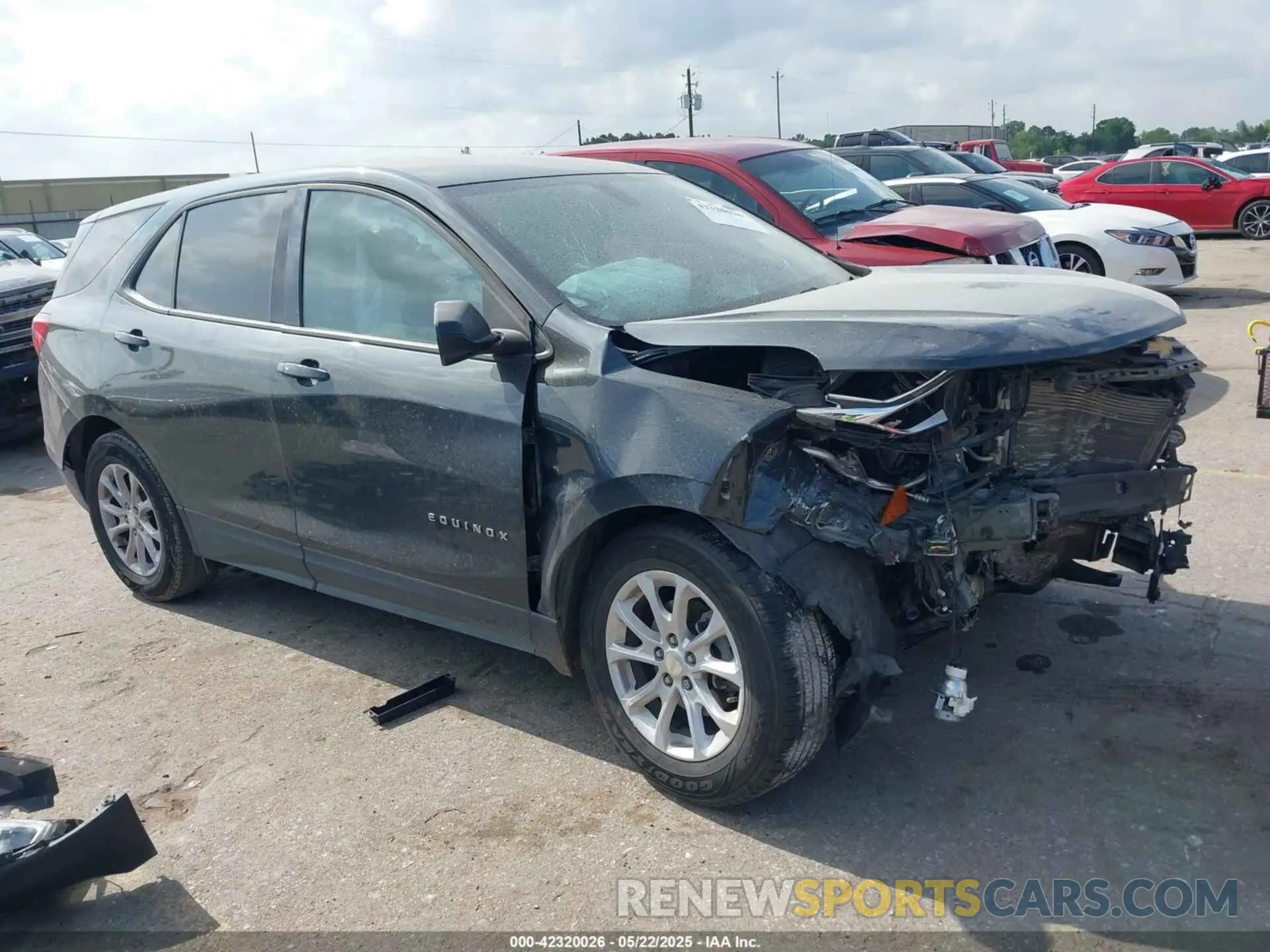 1 Photograph of a damaged car 3GNAXHEV2KS678450 CHEVROLET EQUINOX 2019