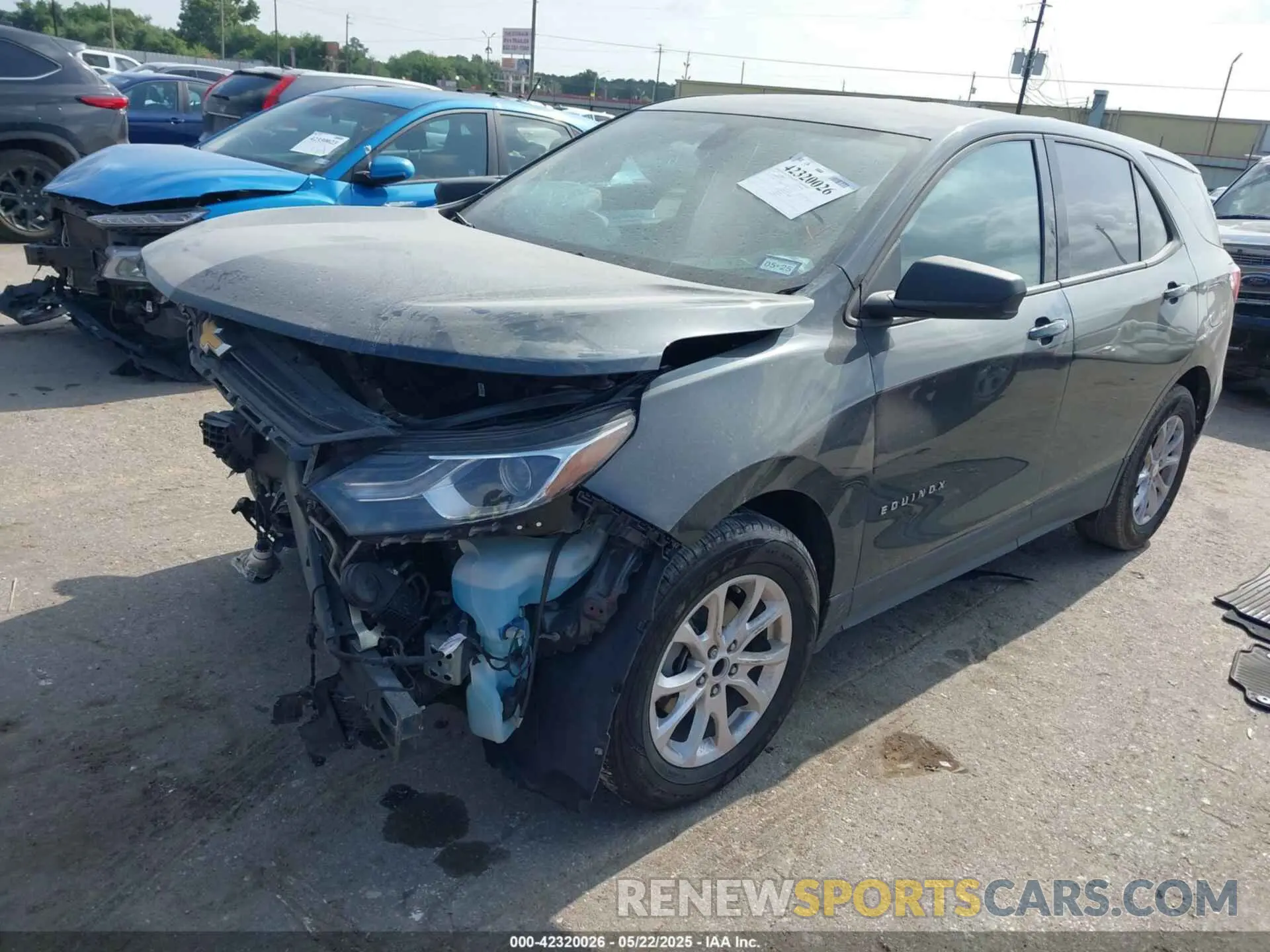 2 Photograph of a damaged car 3GNAXHEV2KS678450 CHEVROLET EQUINOX 2019