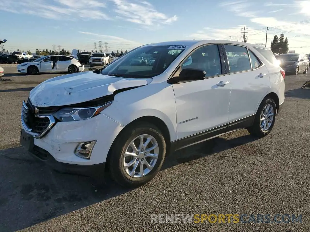 1 Photograph of a damaged car 3GNAXHEV3KS563226 CHEVROLET EQUINOX 2019