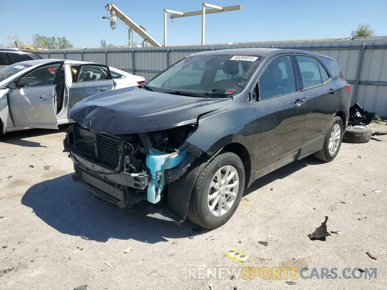 1 Photograph of a damaged car 3GNAXHEV3KS638622 CHEVROLET EQUINOX 2019