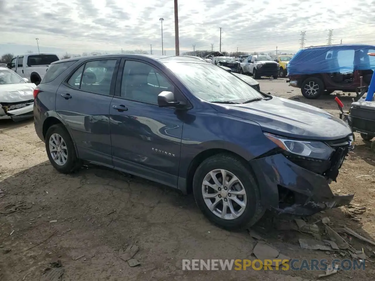 4 Photograph of a damaged car 3GNAXHEV4KL219544 CHEVROLET EQUINOX 2019