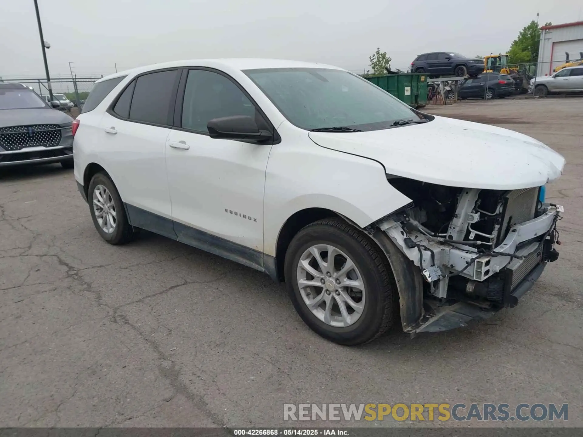 1 Photograph of a damaged car 3GNAXHEV4KS530347 CHEVROLET EQUINOX 2019