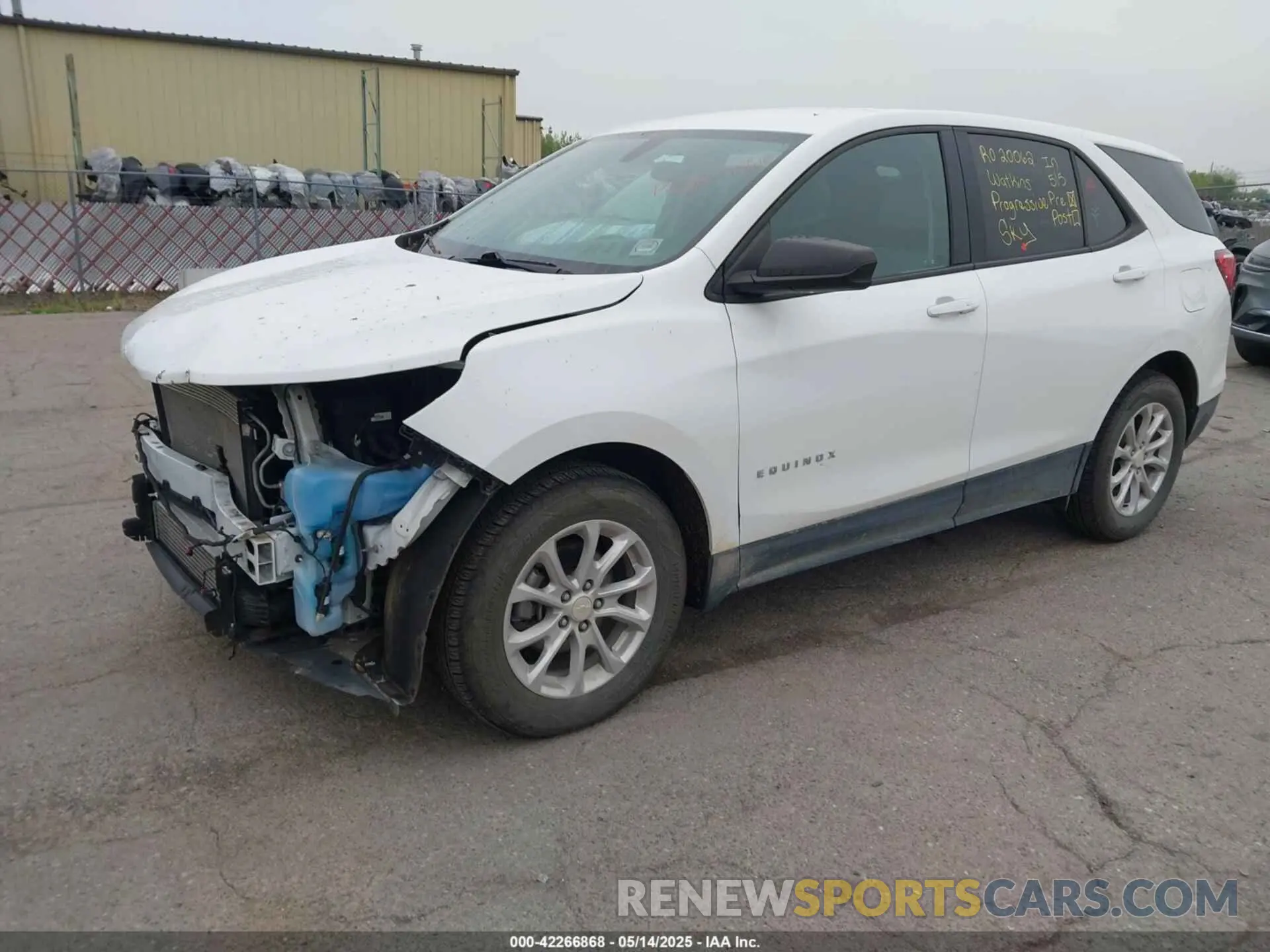 2 Photograph of a damaged car 3GNAXHEV4KS530347 CHEVROLET EQUINOX 2019