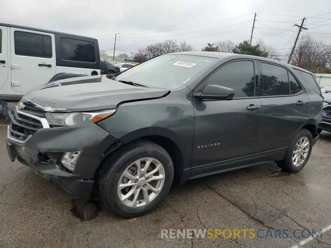 1 Photograph of a damaged car 3GNAXHEV4KS636331 CHEVROLET EQUINOX 2019