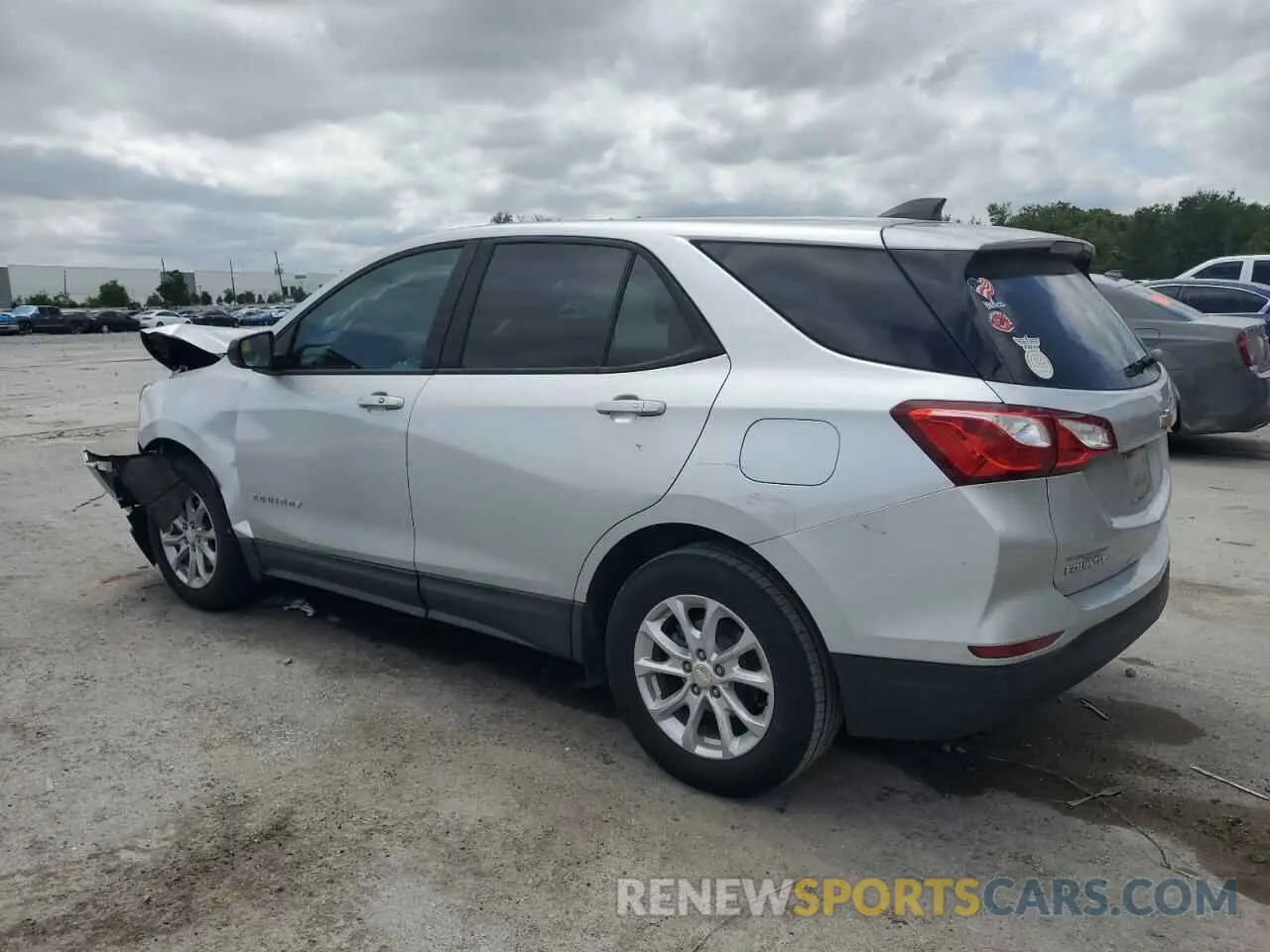 2 Photograph of a damaged car 3GNAXHEV4KS640458 CHEVROLET EQUINOX 2019