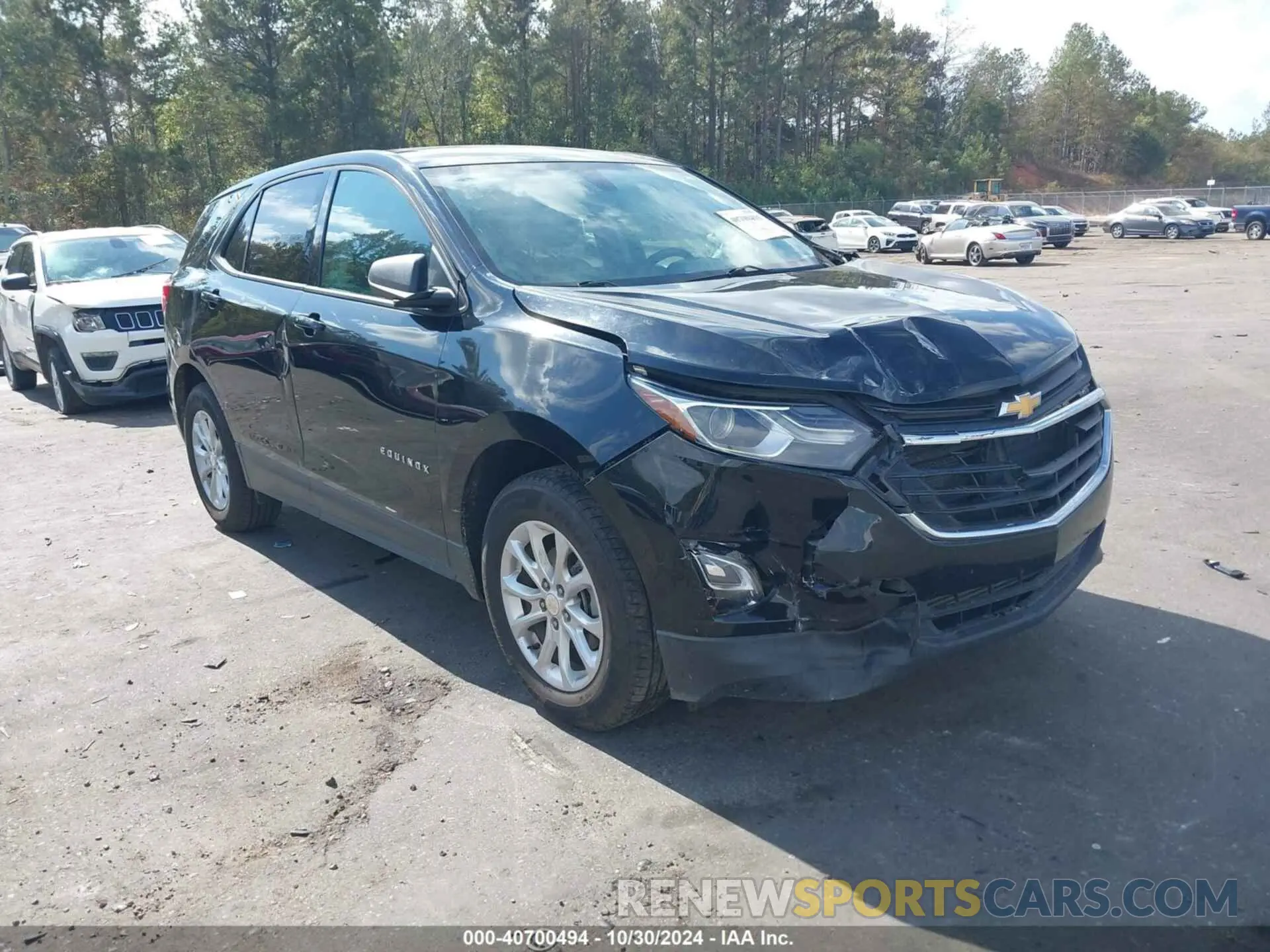 1 Photograph of a damaged car 3GNAXHEV5KL265044 CHEVROLET EQUINOX 2019