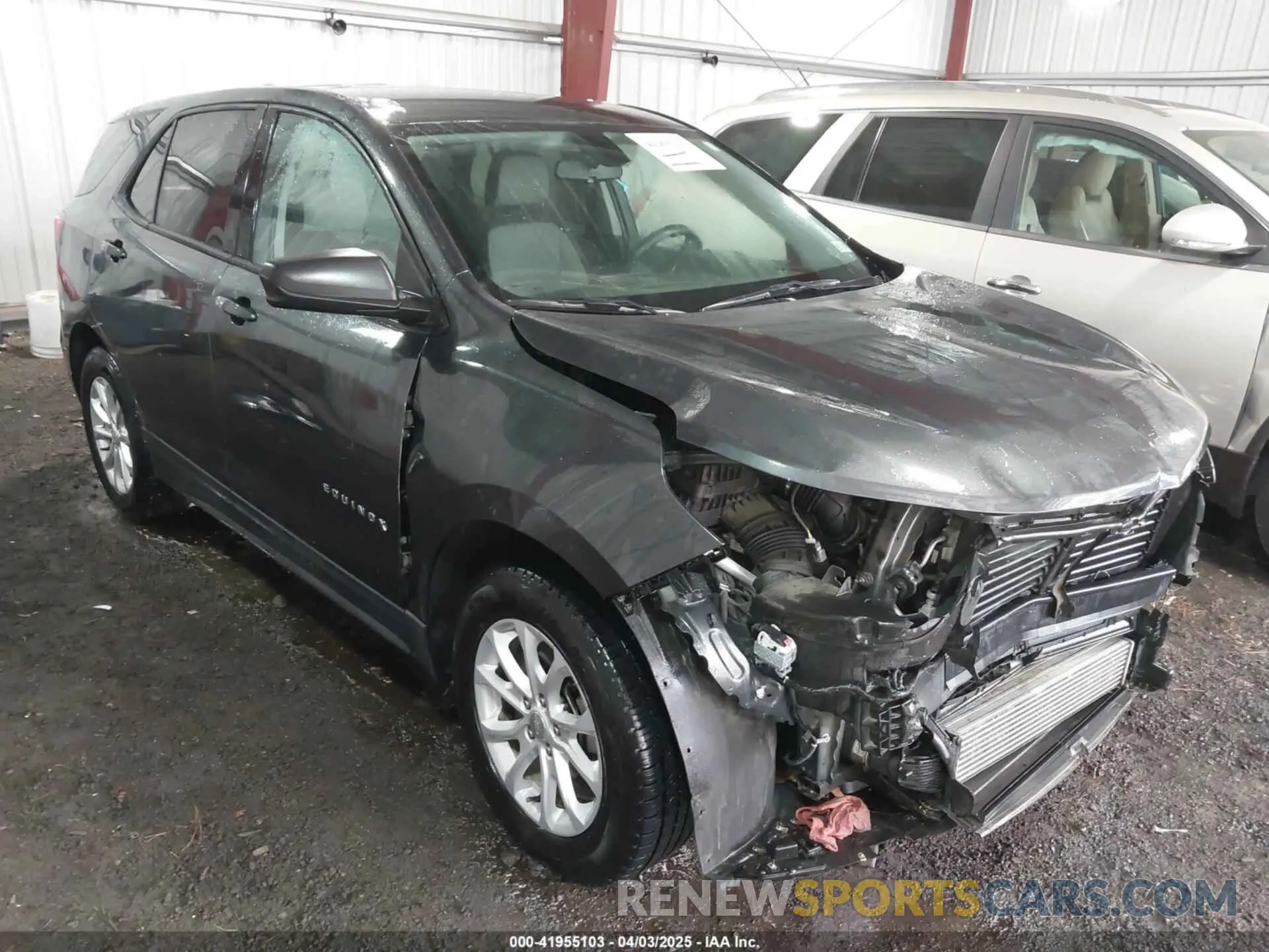 1 Photograph of a damaged car 3GNAXHEV6KL125584 CHEVROLET EQUINOX 2019
