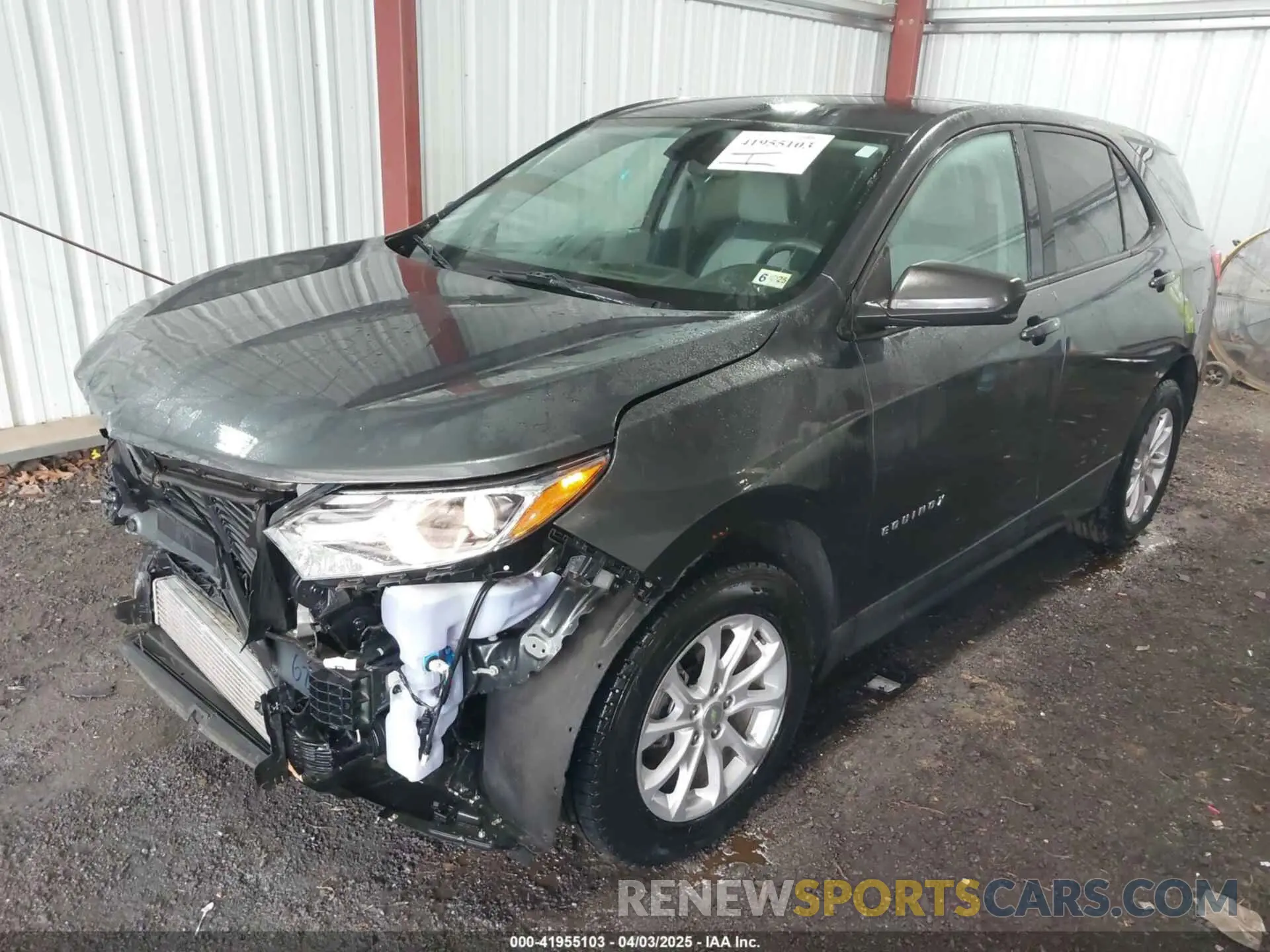 2 Photograph of a damaged car 3GNAXHEV6KL125584 CHEVROLET EQUINOX 2019