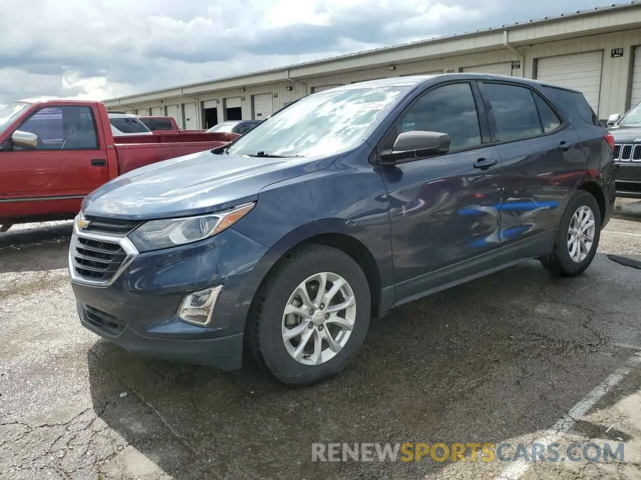 1 Photograph of a damaged car 3GNAXHEV6KS521326 CHEVROLET EQUINOX 2019