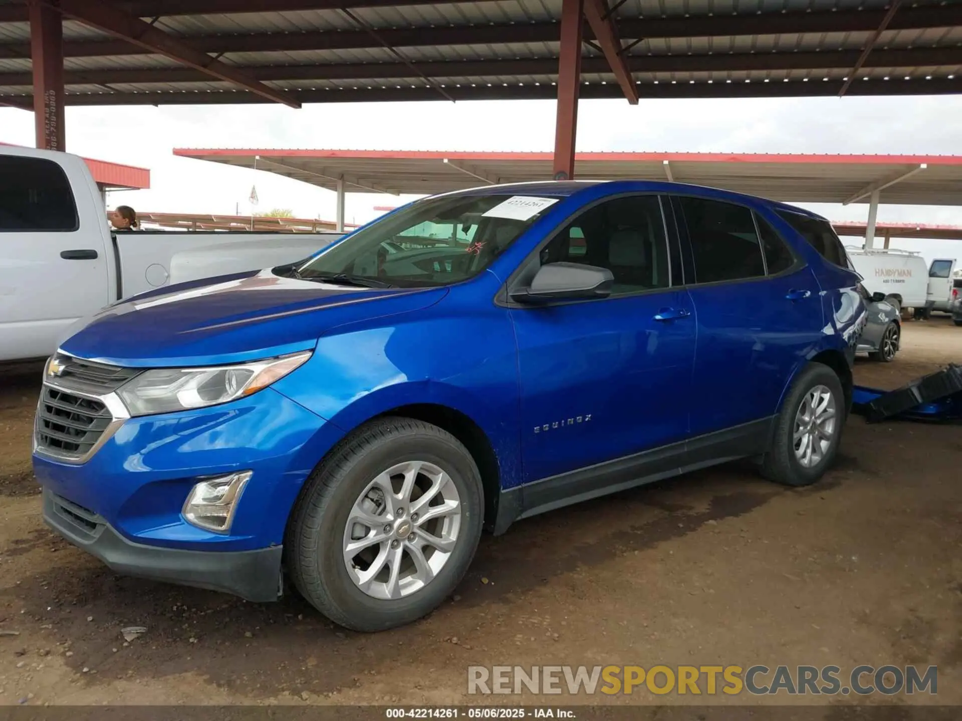 2 Photograph of a damaged car 3GNAXHEV6KS557517 CHEVROLET EQUINOX 2019