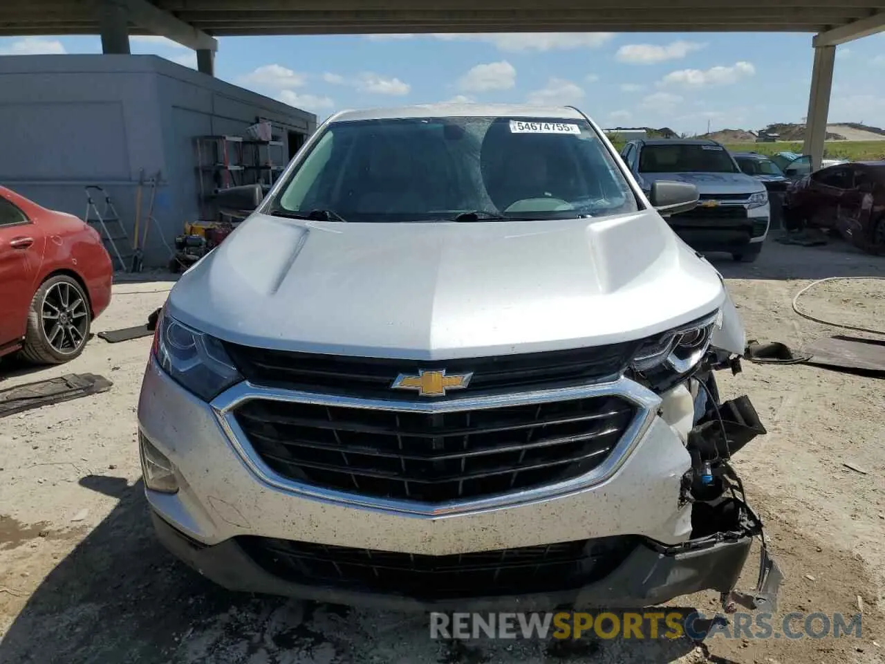 5 Photograph of a damaged car 3GNAXHEV6KS641403 CHEVROLET EQUINOX 2019