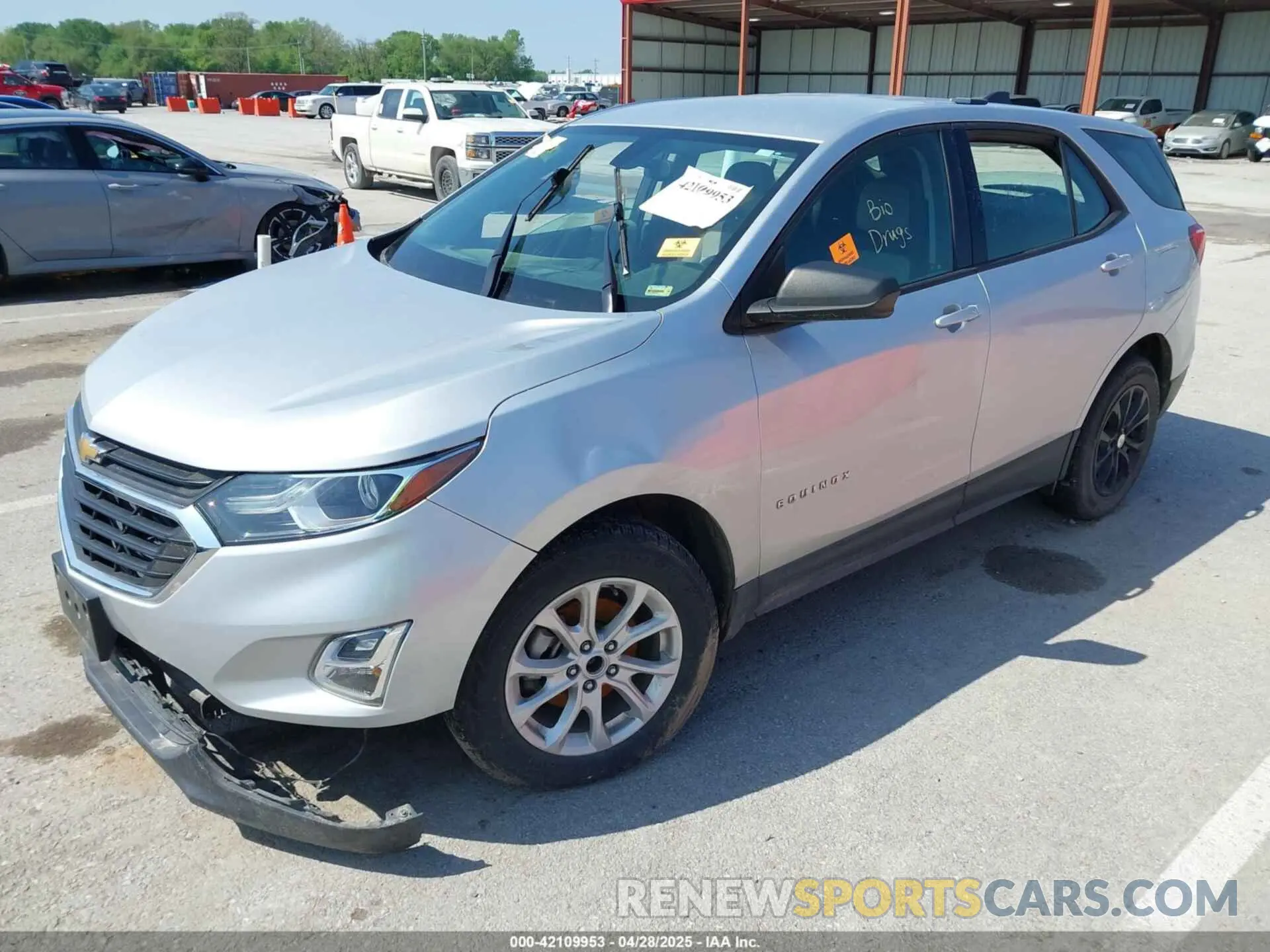 2 Photograph of a damaged car 3GNAXHEV7KS506933 CHEVROLET EQUINOX 2019