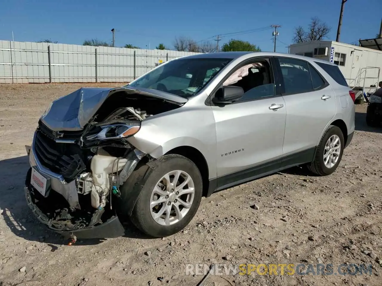 1 Photograph of a damaged car 3GNAXHEV7KS507208 CHEVROLET EQUINOX 2019
