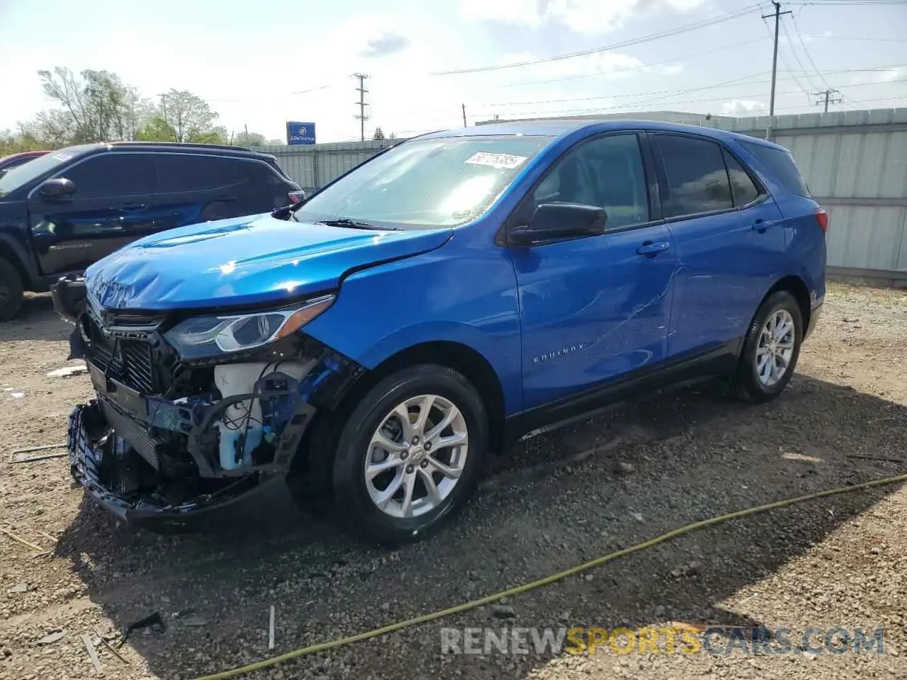 1 Photograph of a damaged car 3GNAXHEV7KS537616 CHEVROLET EQUINOX 2019