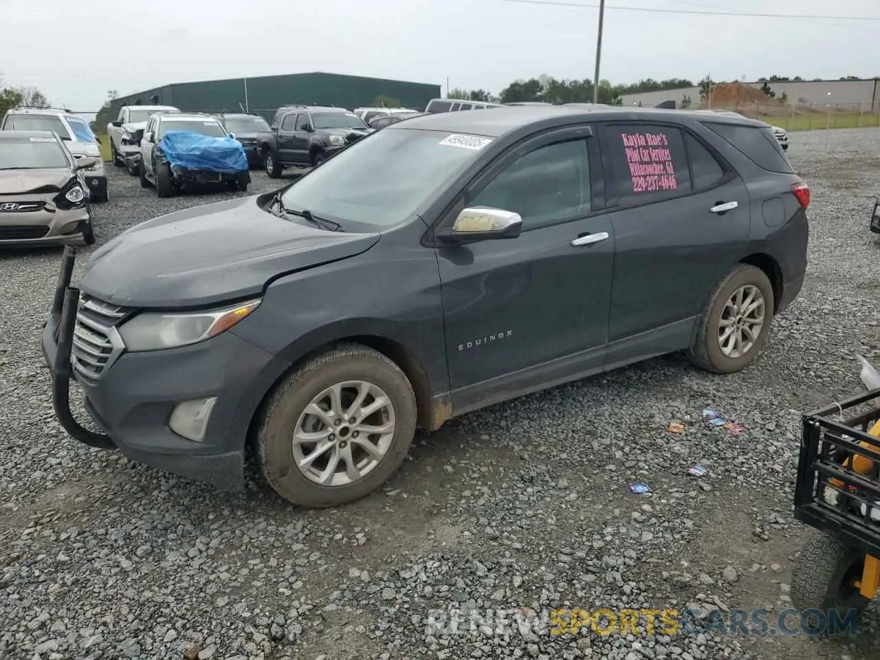 1 Photograph of a damaged car 3GNAXHEV7KS570714 CHEVROLET EQUINOX 2019