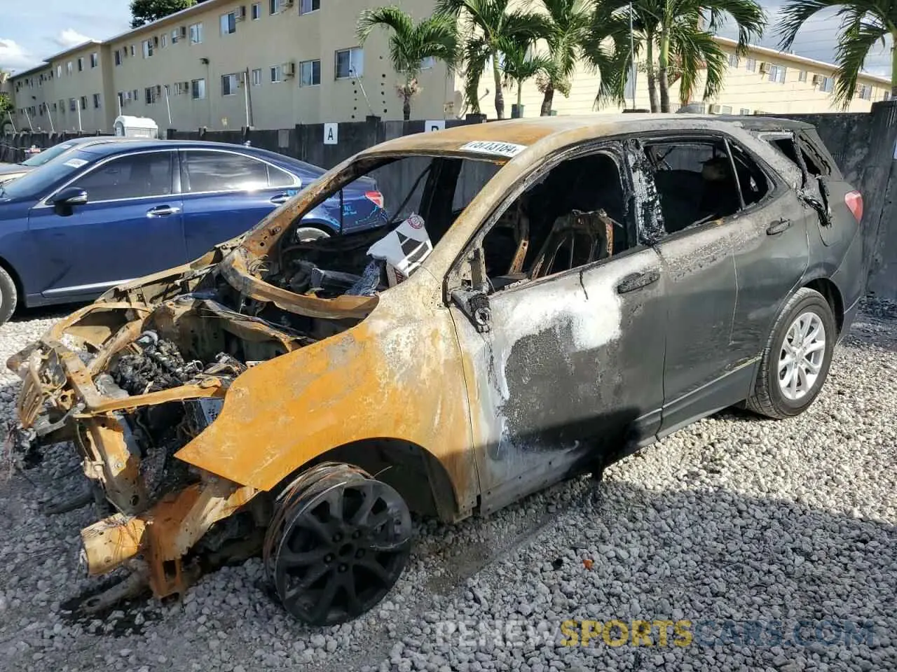 1 Photograph of a damaged car 3GNAXHEV9KS651245 CHEVROLET EQUINOX 2019
