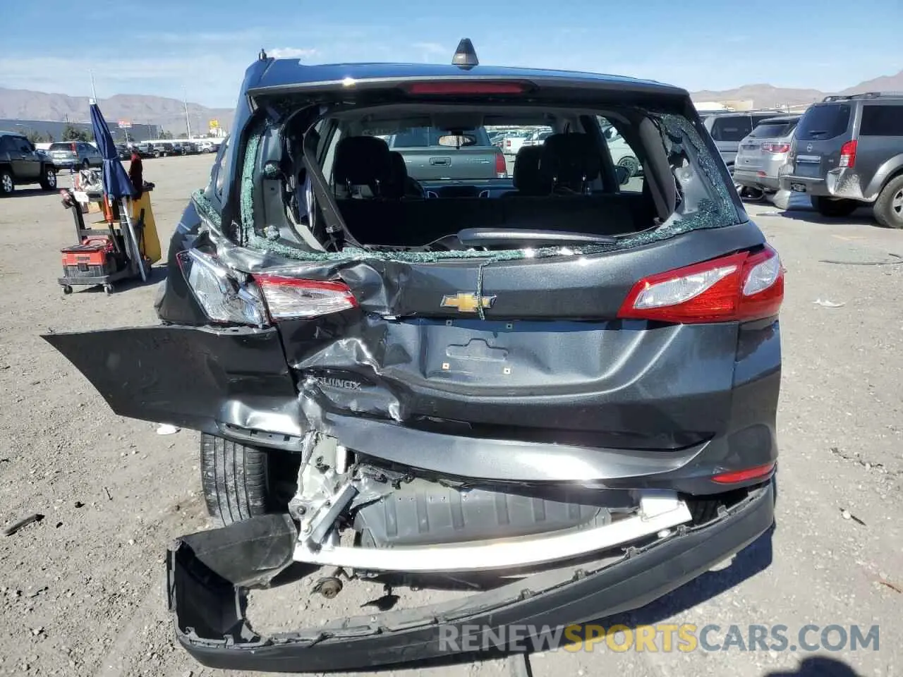 6 Photograph of a damaged car 3GNAXHEVXKL116192 CHEVROLET EQUINOX 2019