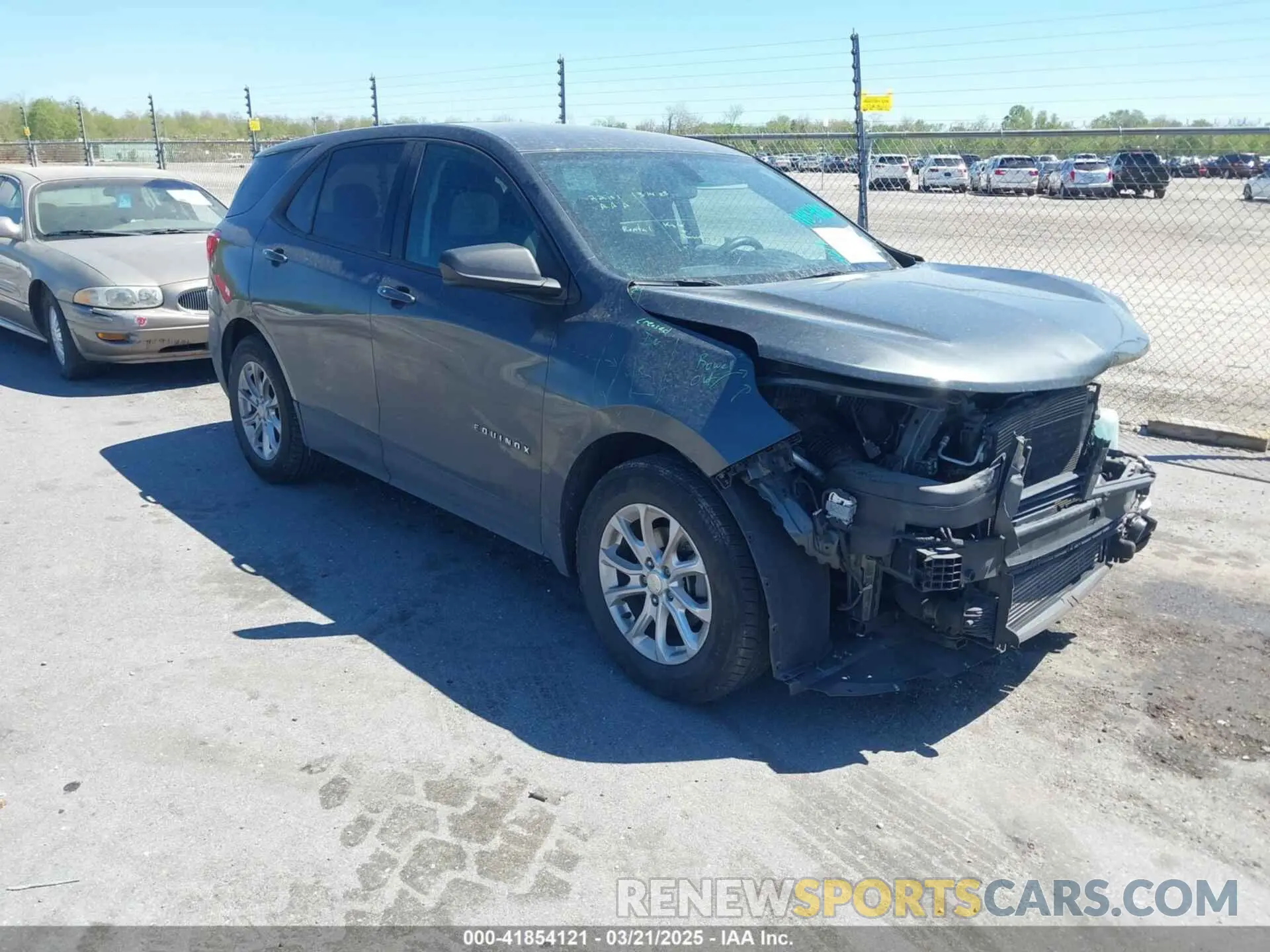 1 Photograph of a damaged car 3GNAXHEVXKL370145 CHEVROLET EQUINOX 2019
