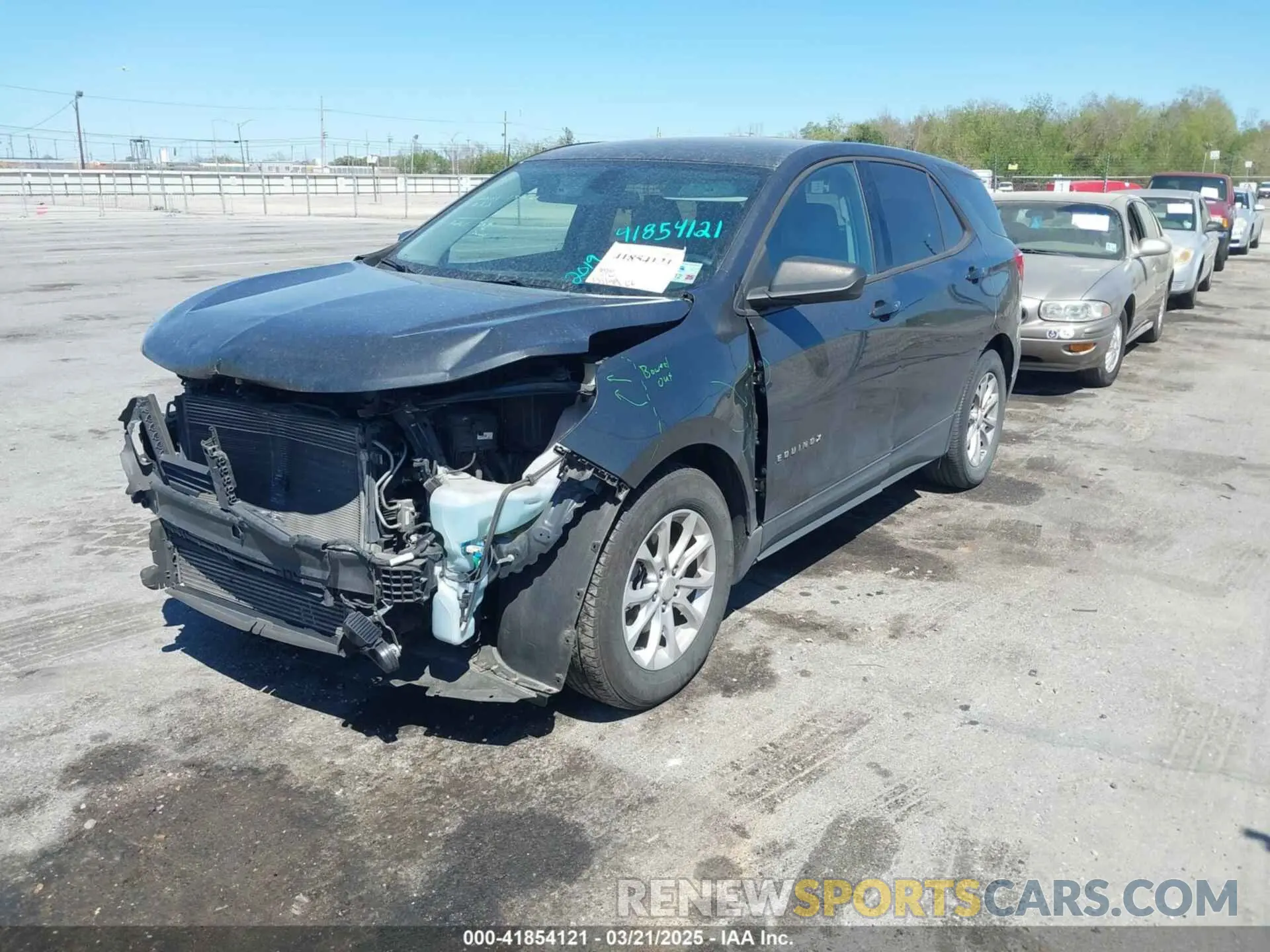 2 Photograph of a damaged car 3GNAXHEVXKL370145 CHEVROLET EQUINOX 2019