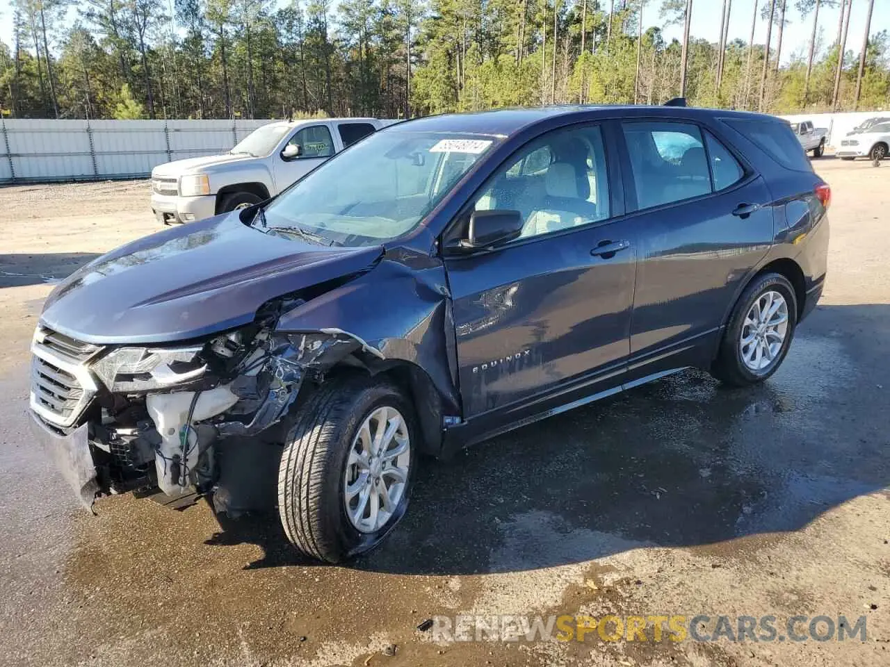 1 Photograph of a damaged car 3GNAXHEVXKS514900 CHEVROLET EQUINOX 2019