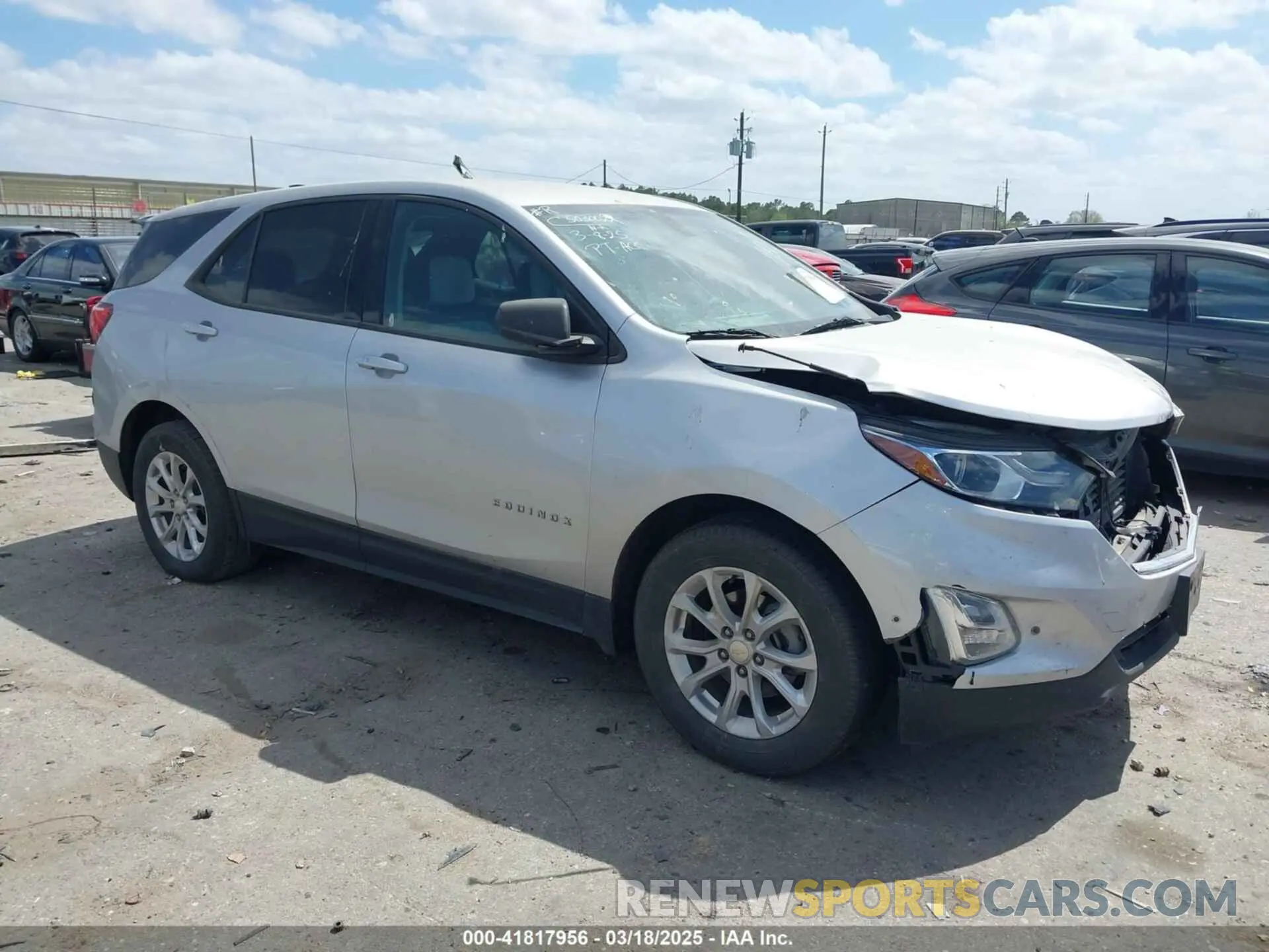 1 Photograph of a damaged car 3GNAXHEVXKS539151 CHEVROLET EQUINOX 2019