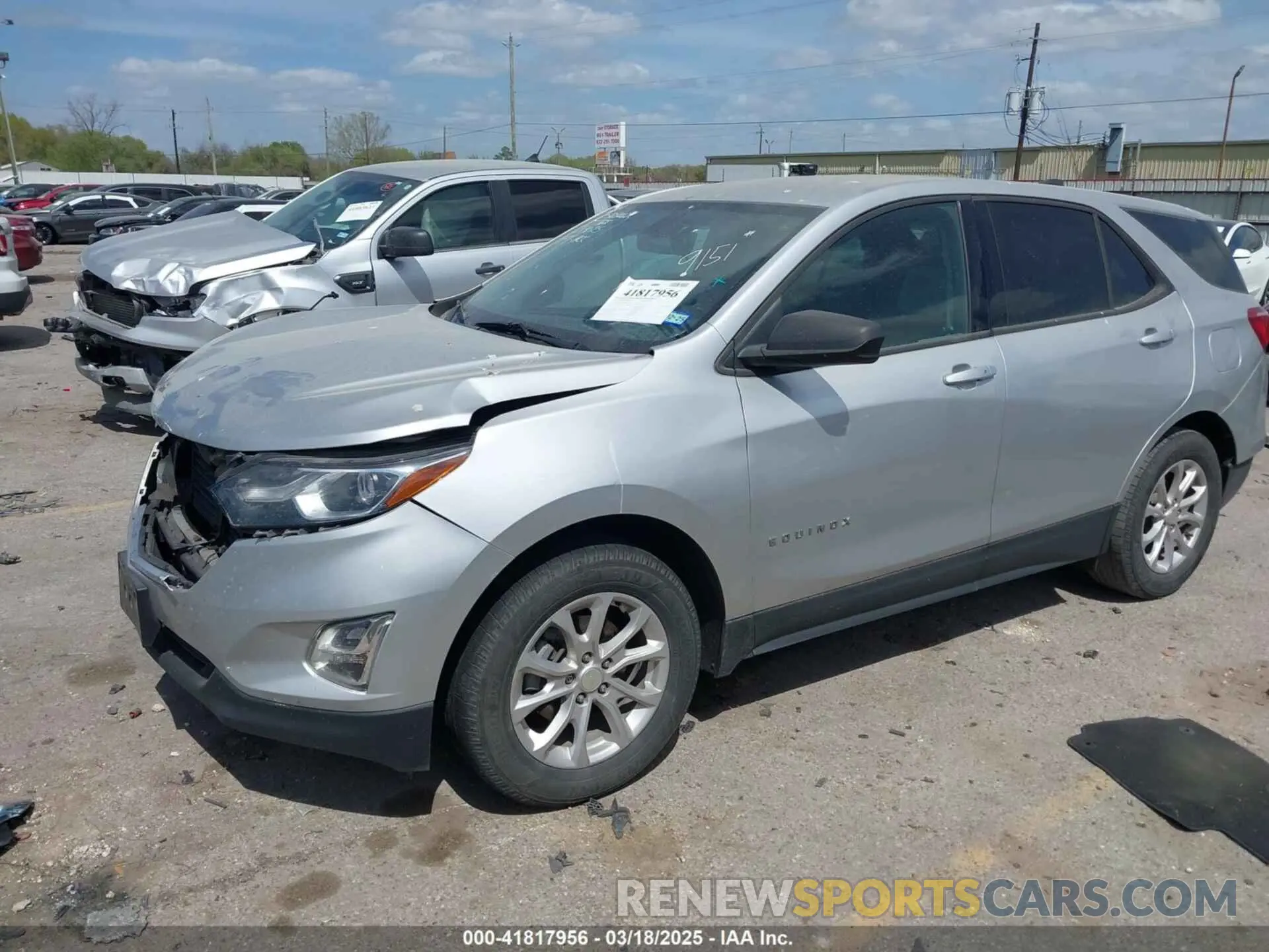 2 Photograph of a damaged car 3GNAXHEVXKS539151 CHEVROLET EQUINOX 2019