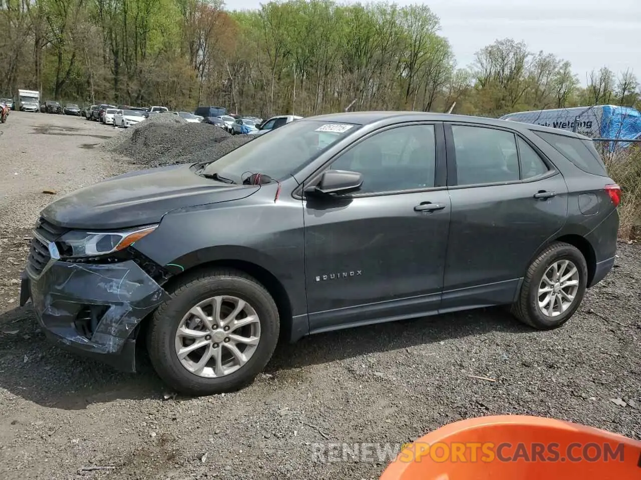 1 Photograph of a damaged car 3GNAXHEVXKS638276 CHEVROLET EQUINOX 2019