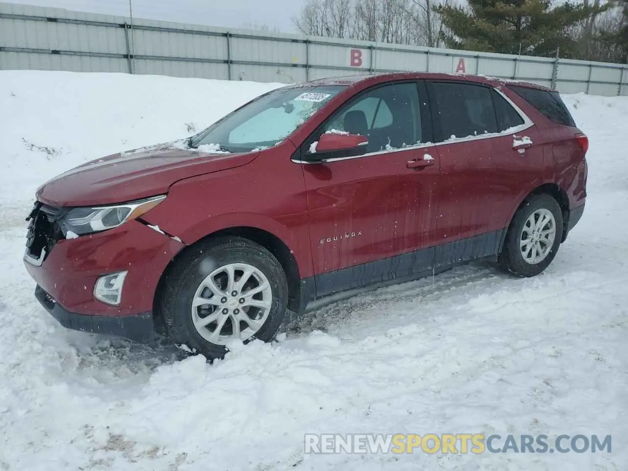 1 Photograph of a damaged car 3GNAXJEV3KS608835 CHEVROLET EQUINOX 2019