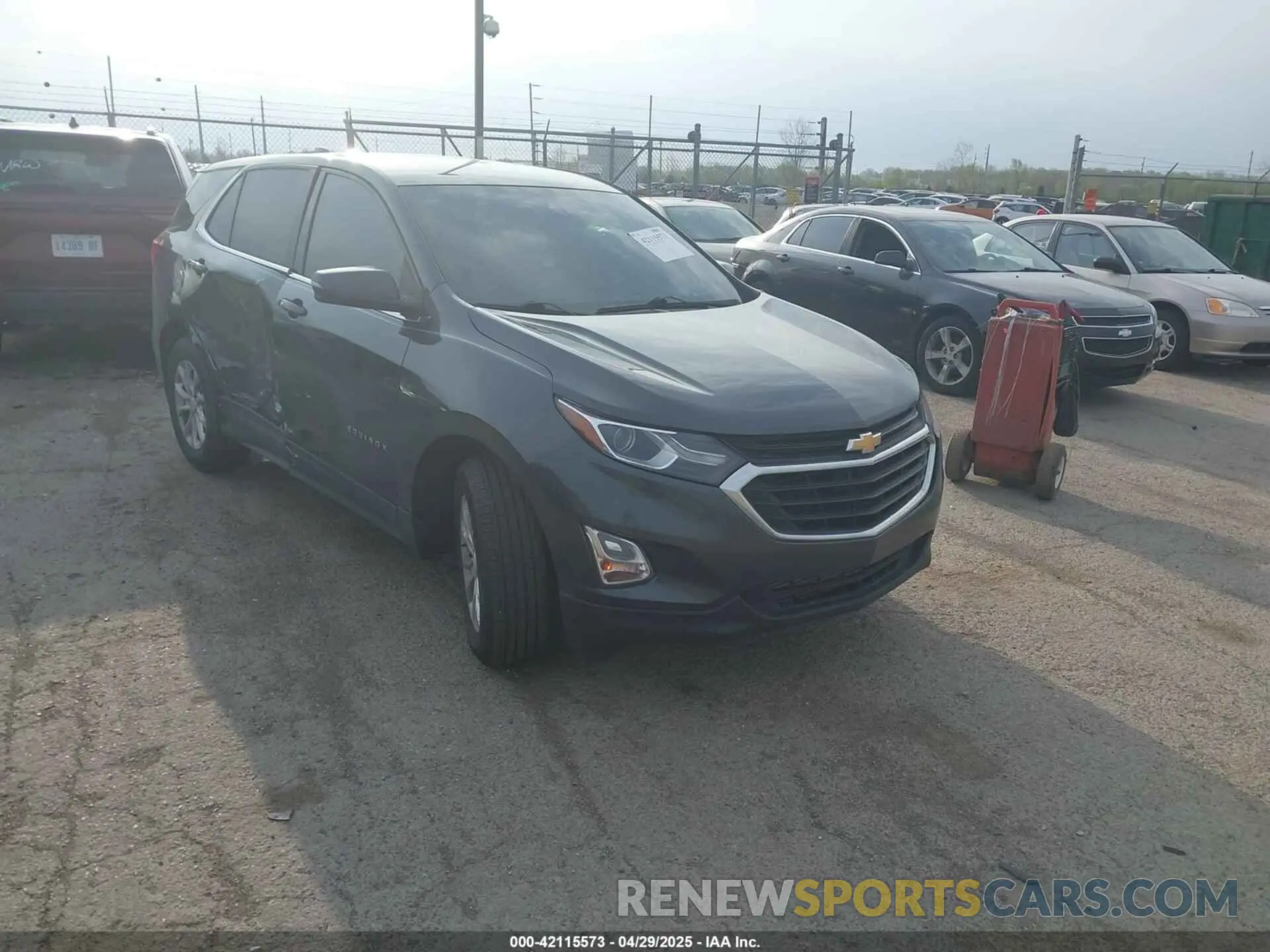 1 Photograph of a damaged car 3GNAXJEV4KL336550 CHEVROLET EQUINOX 2019