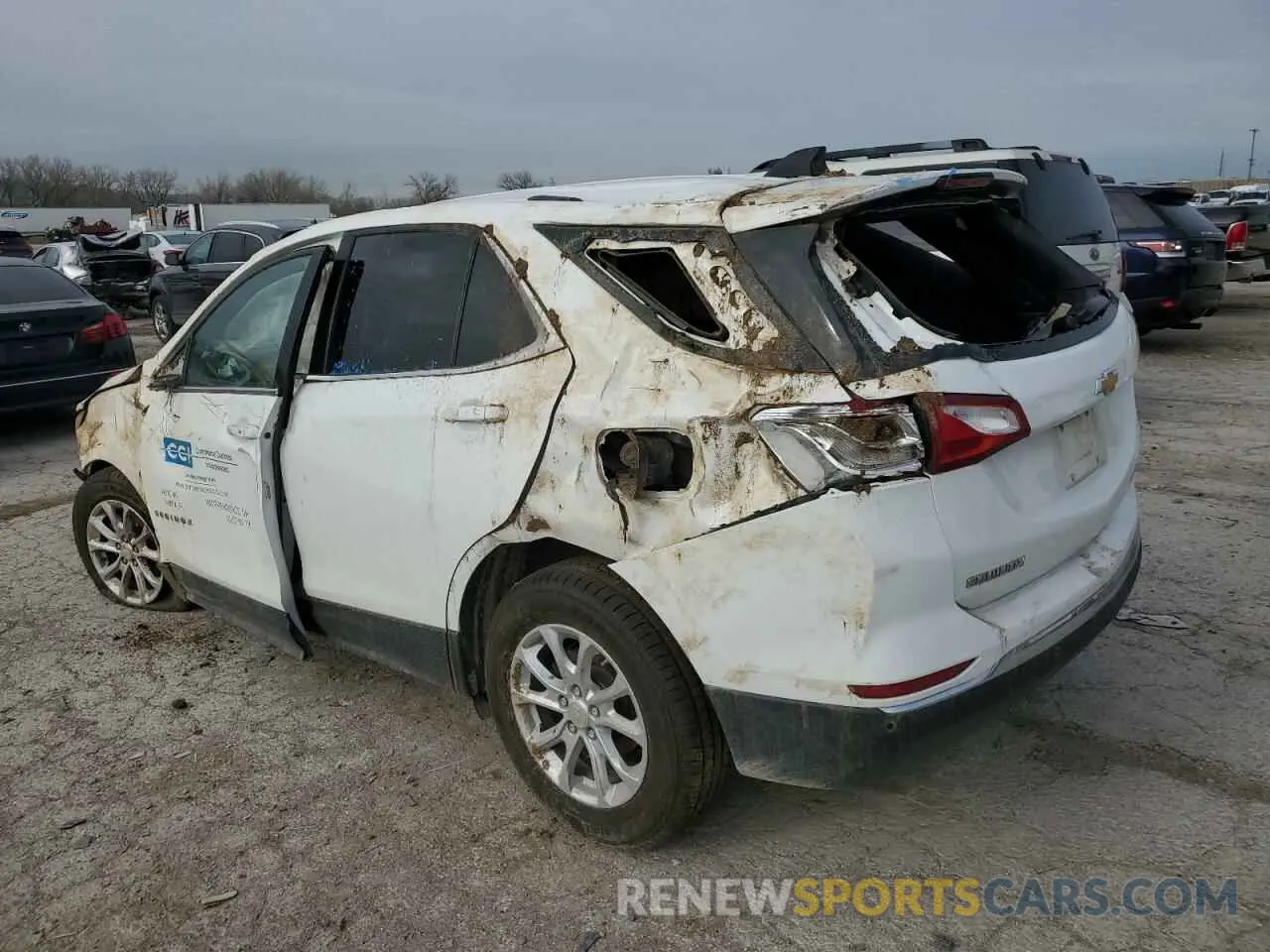 2 Photograph of a damaged car 3GNAXJEV7KS638369 CHEVROLET EQUINOX 2019