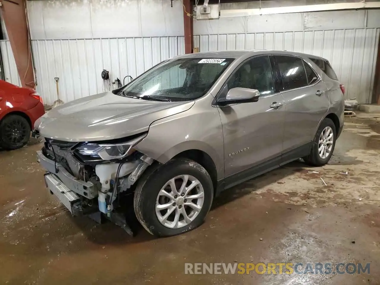 1 Photograph of a damaged car 3GNAXKEV0KS534683 CHEVROLET EQUINOX 2019