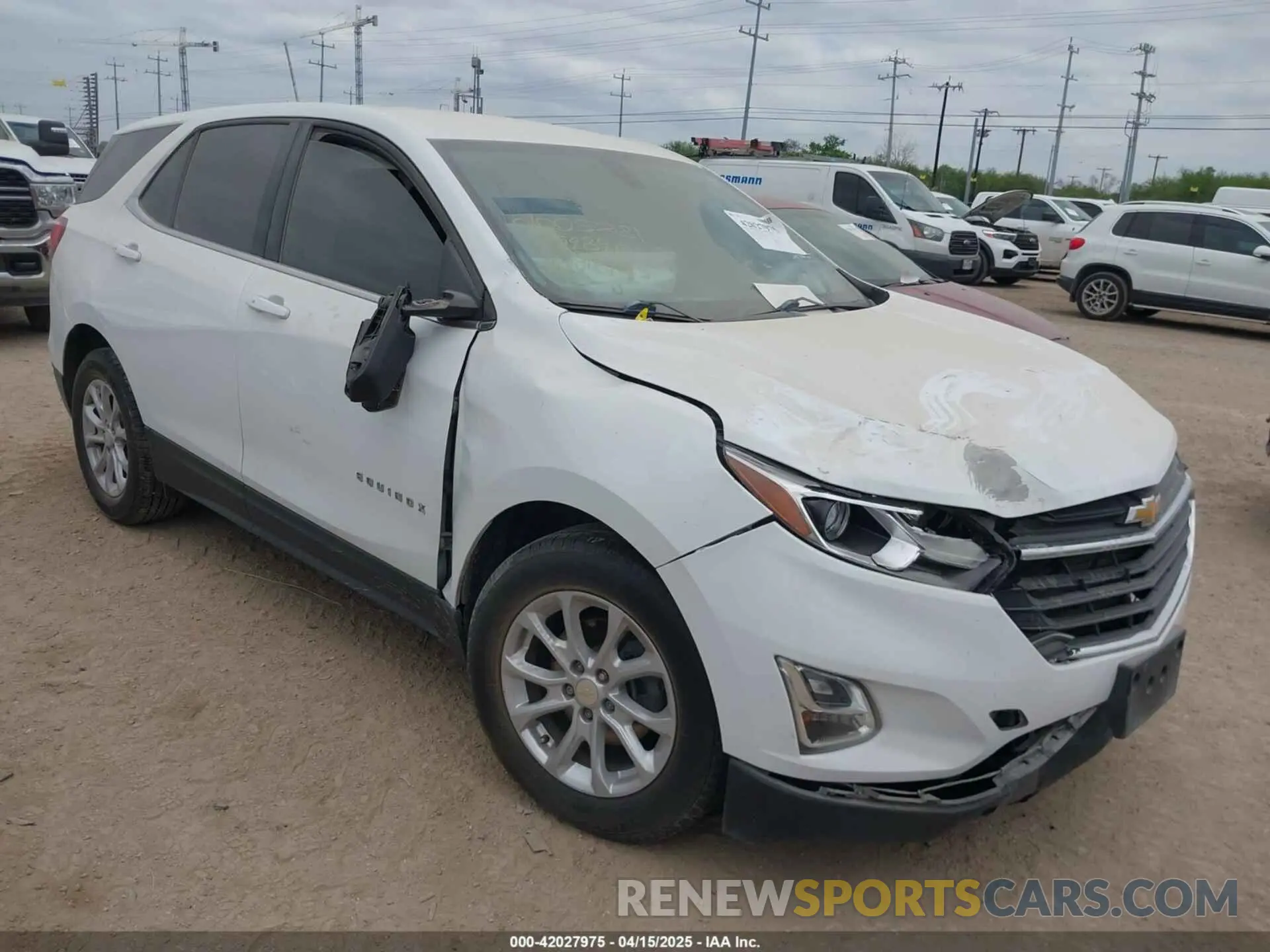 1 Photograph of a damaged car 3GNAXKEV0KS599890 CHEVROLET EQUINOX 2019