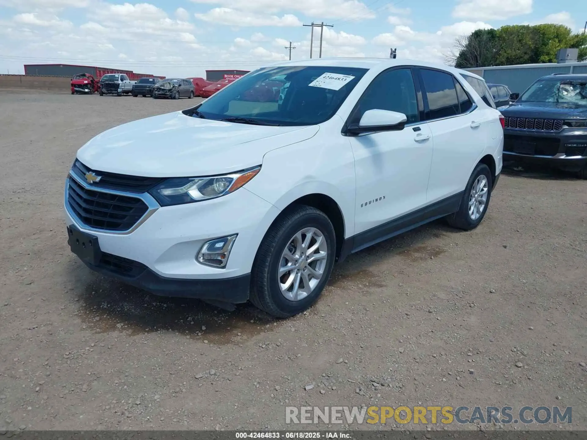 2 Photograph of a damaged car 3GNAXKEV0KS654547 CHEVROLET EQUINOX 2019
